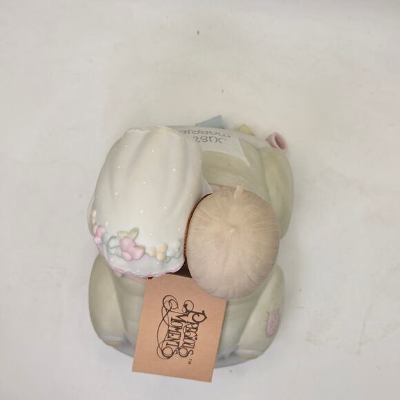 Precious Moments 520780 Wedding Couple Car “Wishing You Roads of Happiness” 1988 - Picture 7 of 16